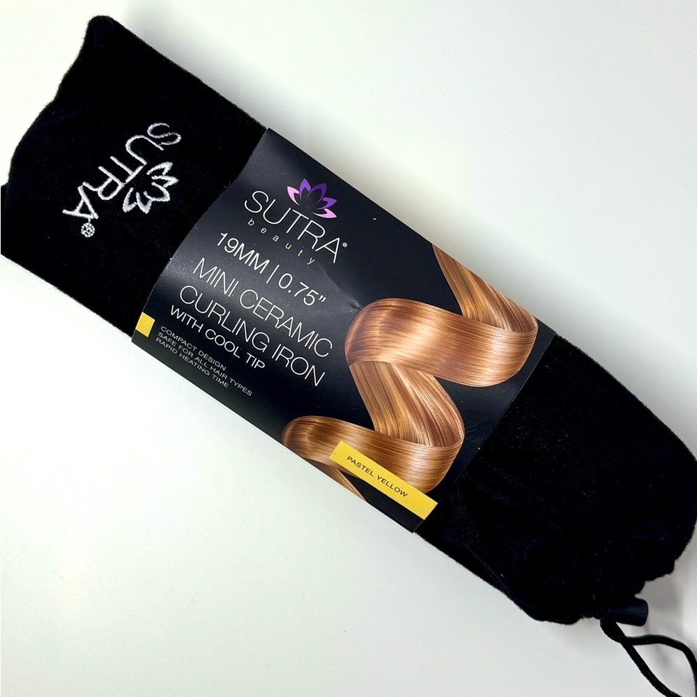 Sutra Mini Ceramic Curling Iron NIB